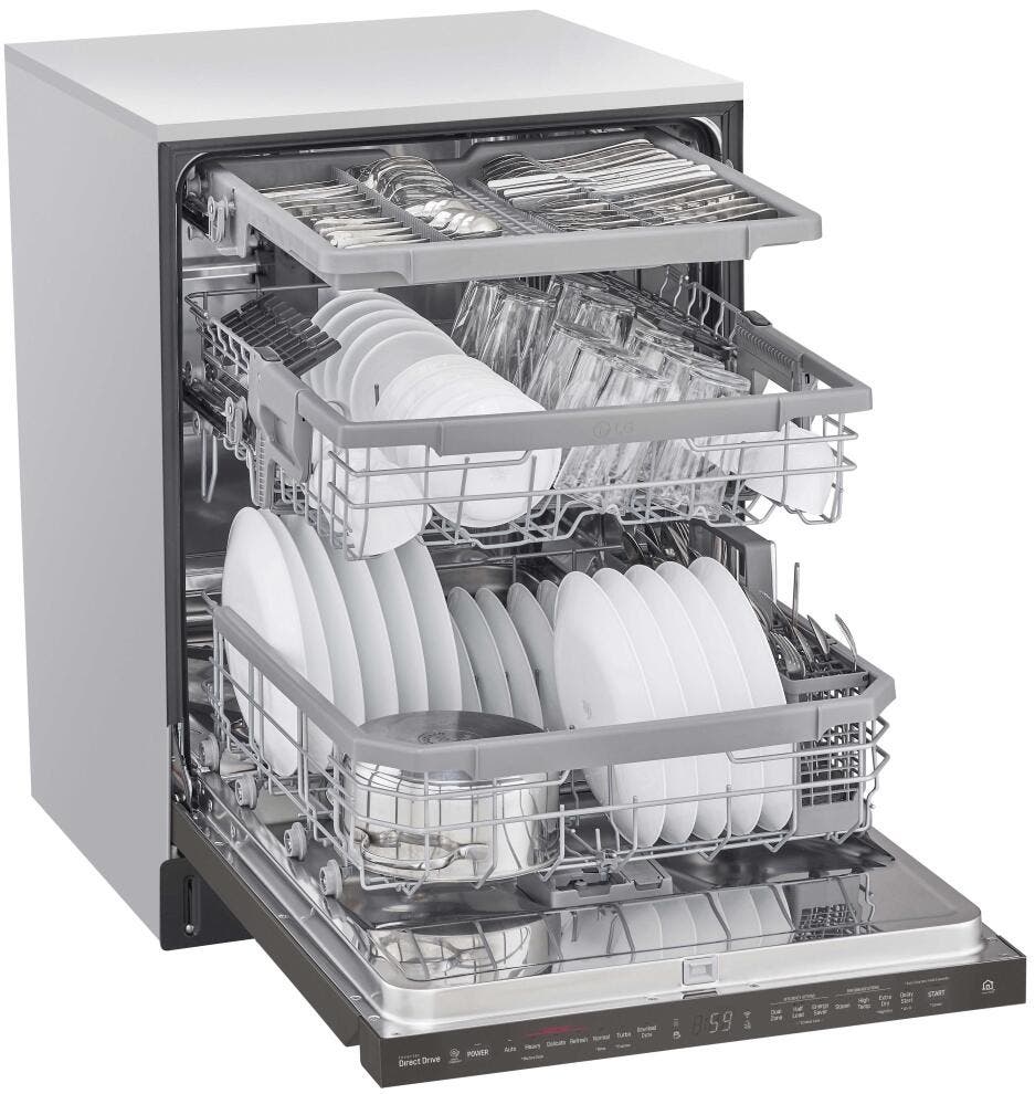 LG LDP6809BD Black Stainless Steel