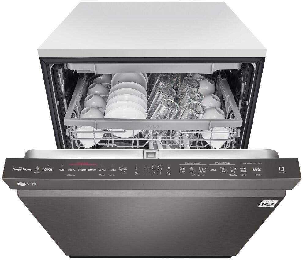 LG LDP6809BD Black Stainless Steel