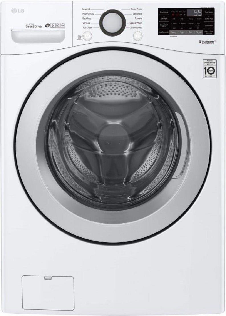 LG WM3500CW 27 Inch Front Load Washer with 6 Motion Technology White