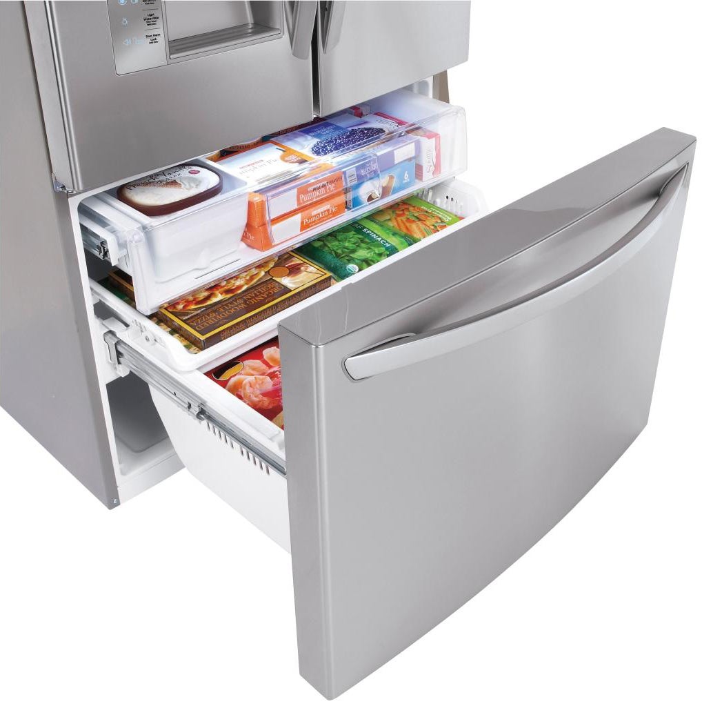LG LFXS30766S 30 Cu. Ft. French Door Refrigerator Printproof