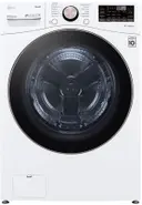 27 Inch Smart Front Load Washer with 4.5 Cu. Ft. Capacity, SenseClean™, SmartThinQ®, SmartDiagnosis™,Sanitary, Allergiene™, ColdWash™, NSF Certified, and Energy Star® Rated