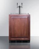 24 Inch, 5.5 Cu. Ft. Built-In Coffee Kegerator with ADA Compliant