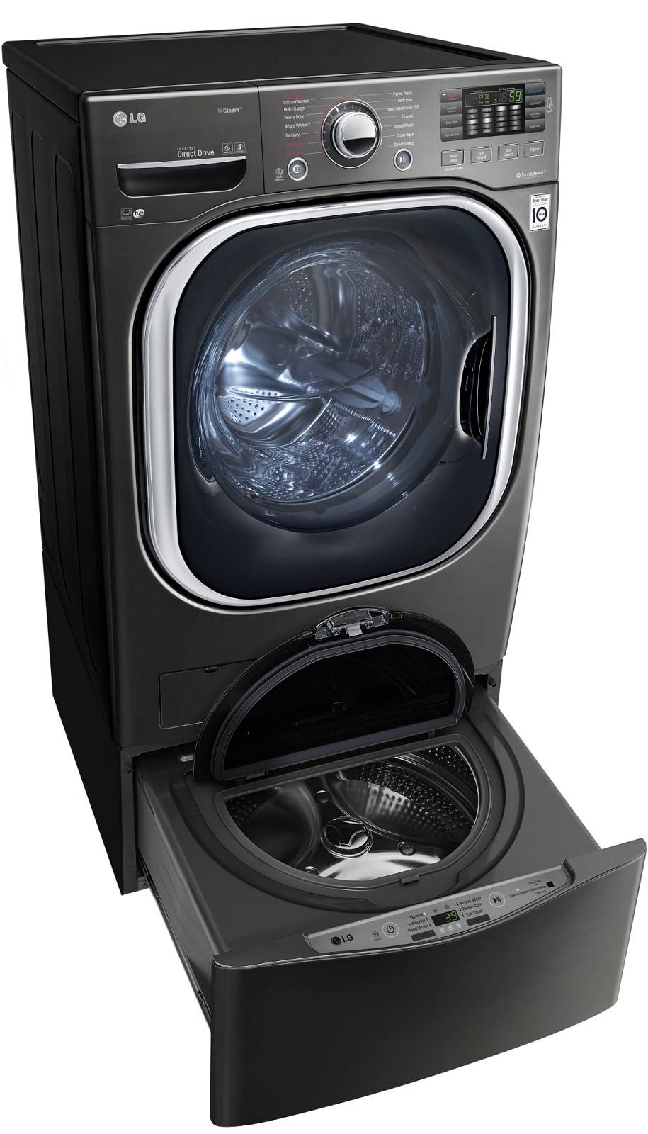 LG WM4370HKA Black Stainless Steel