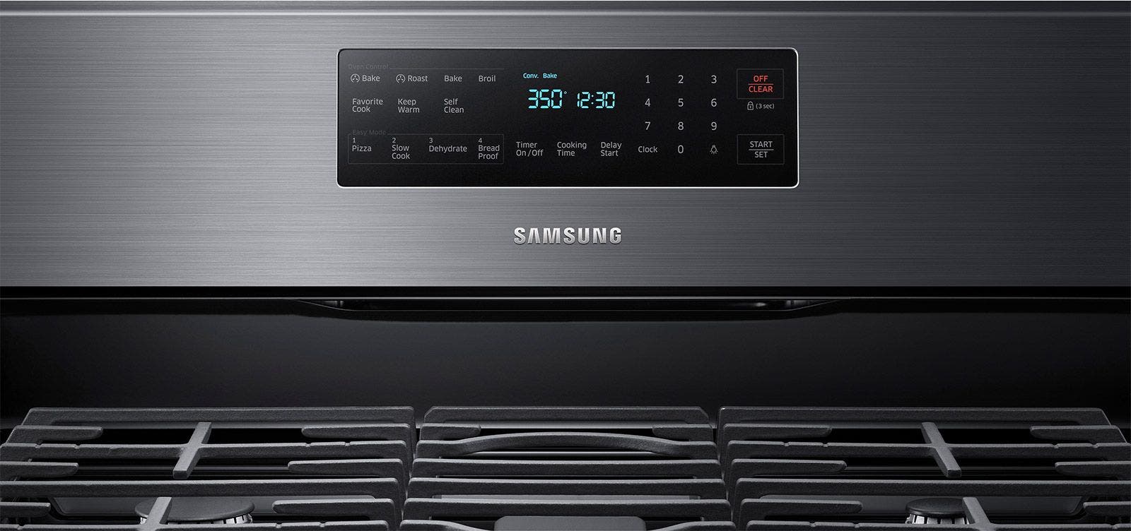 Samsung NX58J5600SG Fingerprint Resistant Black Stainless Steel