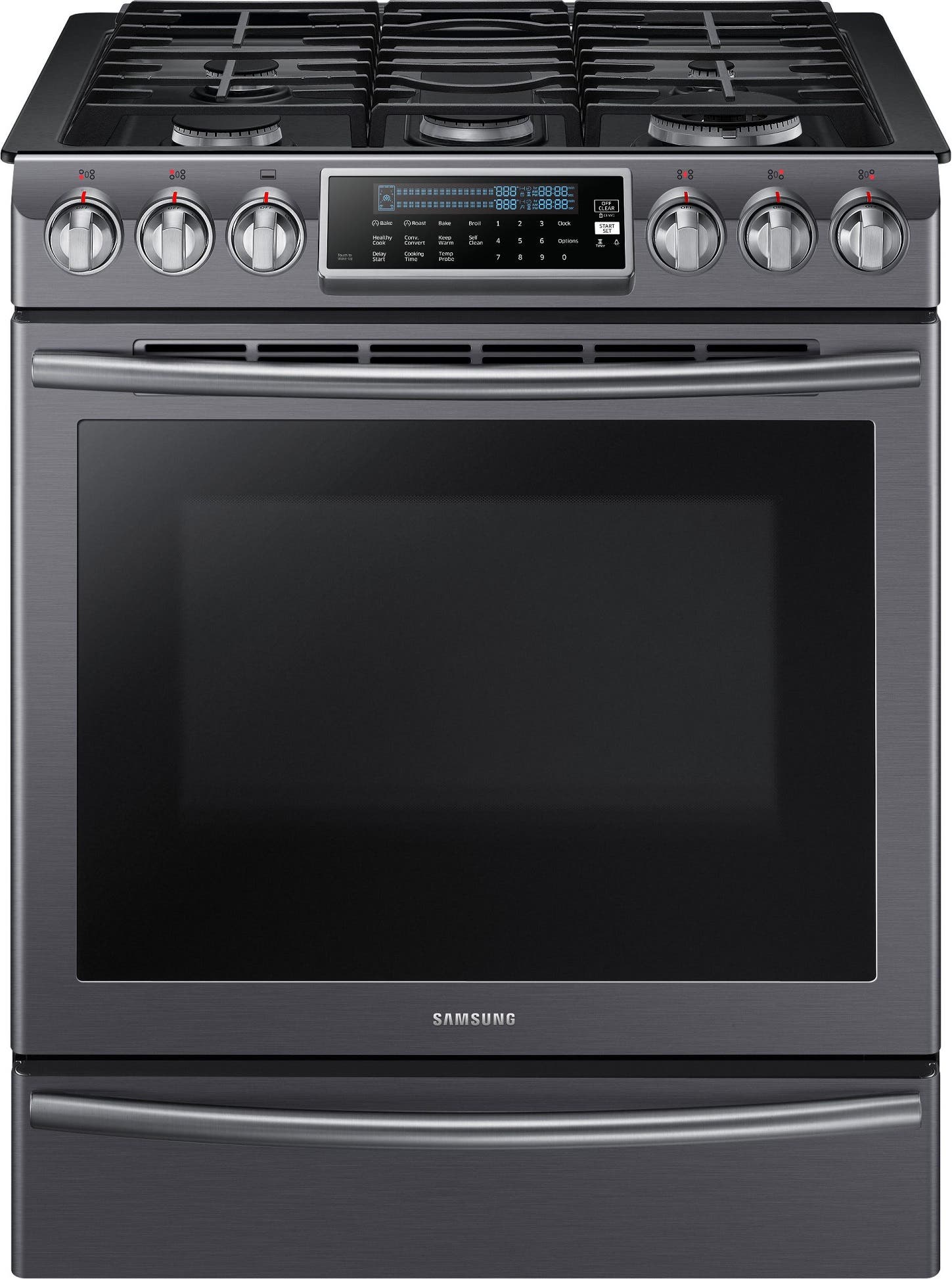 Samsung NX58K9500WG Fingerprint Resistant Black Stainless Steel