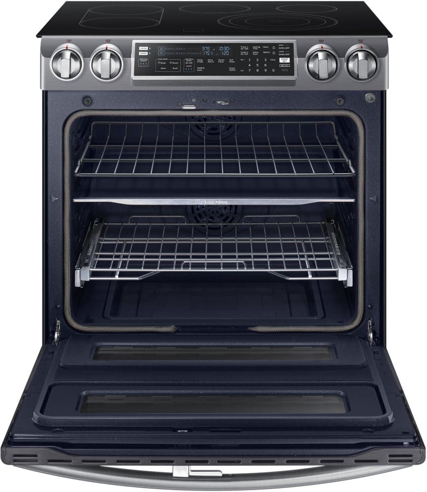 Samsung NE58K9850WG Fingerprint Resistant Black Stainless Steel