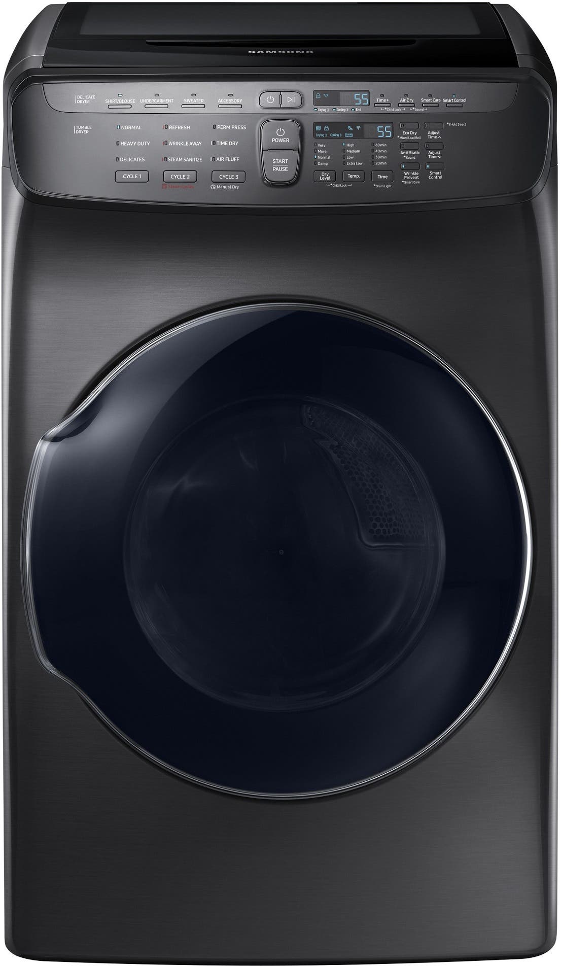 Samsung DVE55M9600V Fingerprint Resistant Black Stainless Steel