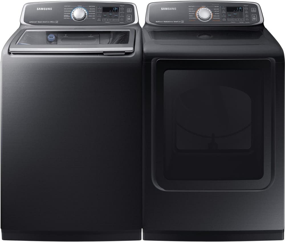 Samsung DVG52M7750V Fingerprint Resistant Black Stainless Steel