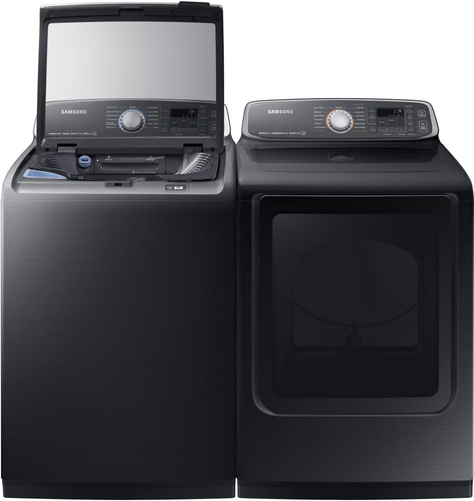 Samsung DVG52M7750V Fingerprint Resistant Black Stainless Steel