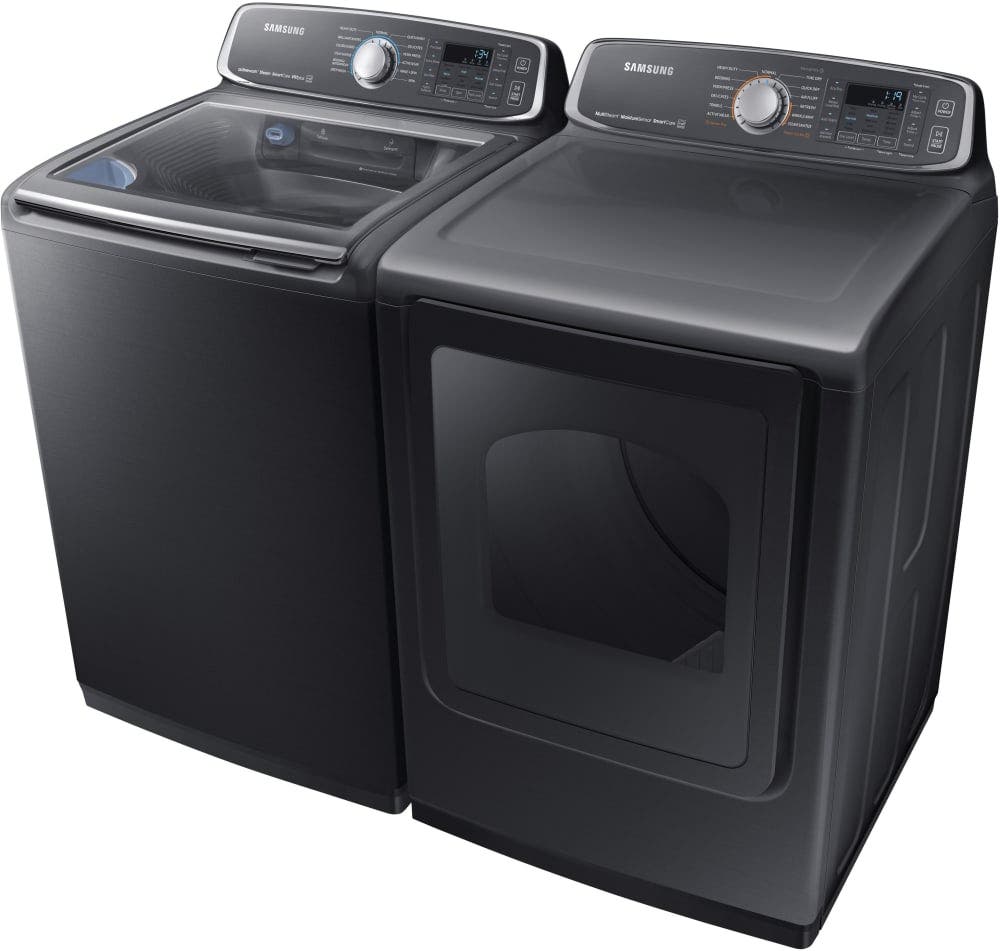 Samsung DVG52M7750V Fingerprint Resistant Black Stainless Steel