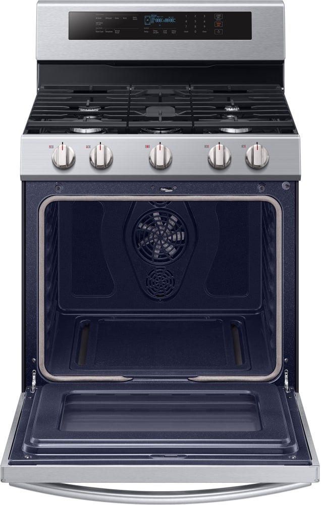 Samsung NX58M6630SS 30 Inch Freestanding Gas Range Stainless Steel