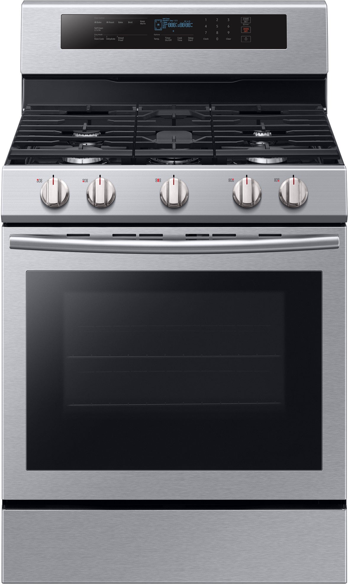 Samsung NX58M6630SS 30 Inch Freestanding Gas Range Stainless Steel