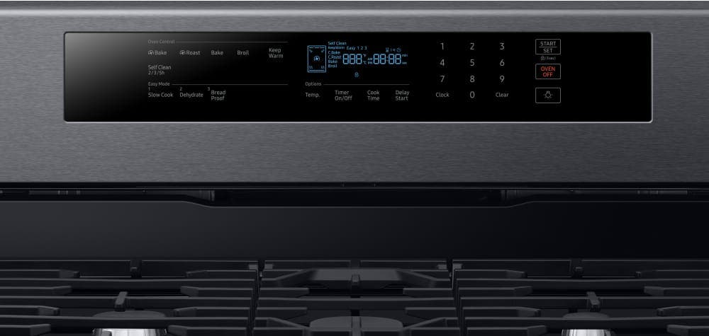 Samsung NX58M6630SG Fingerprint Resistant Black Stainless Steel