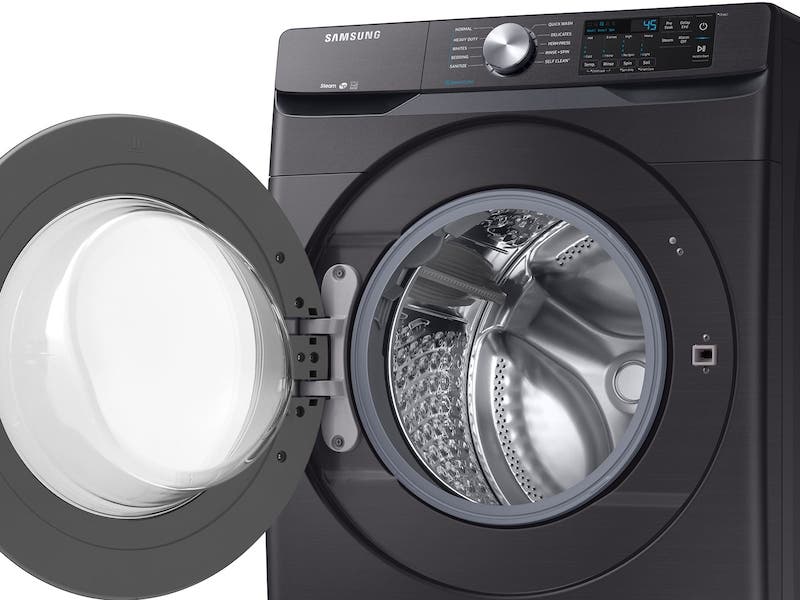 Samsung WF45R6100AV Fingerprint Resistant Black Stainless Steel