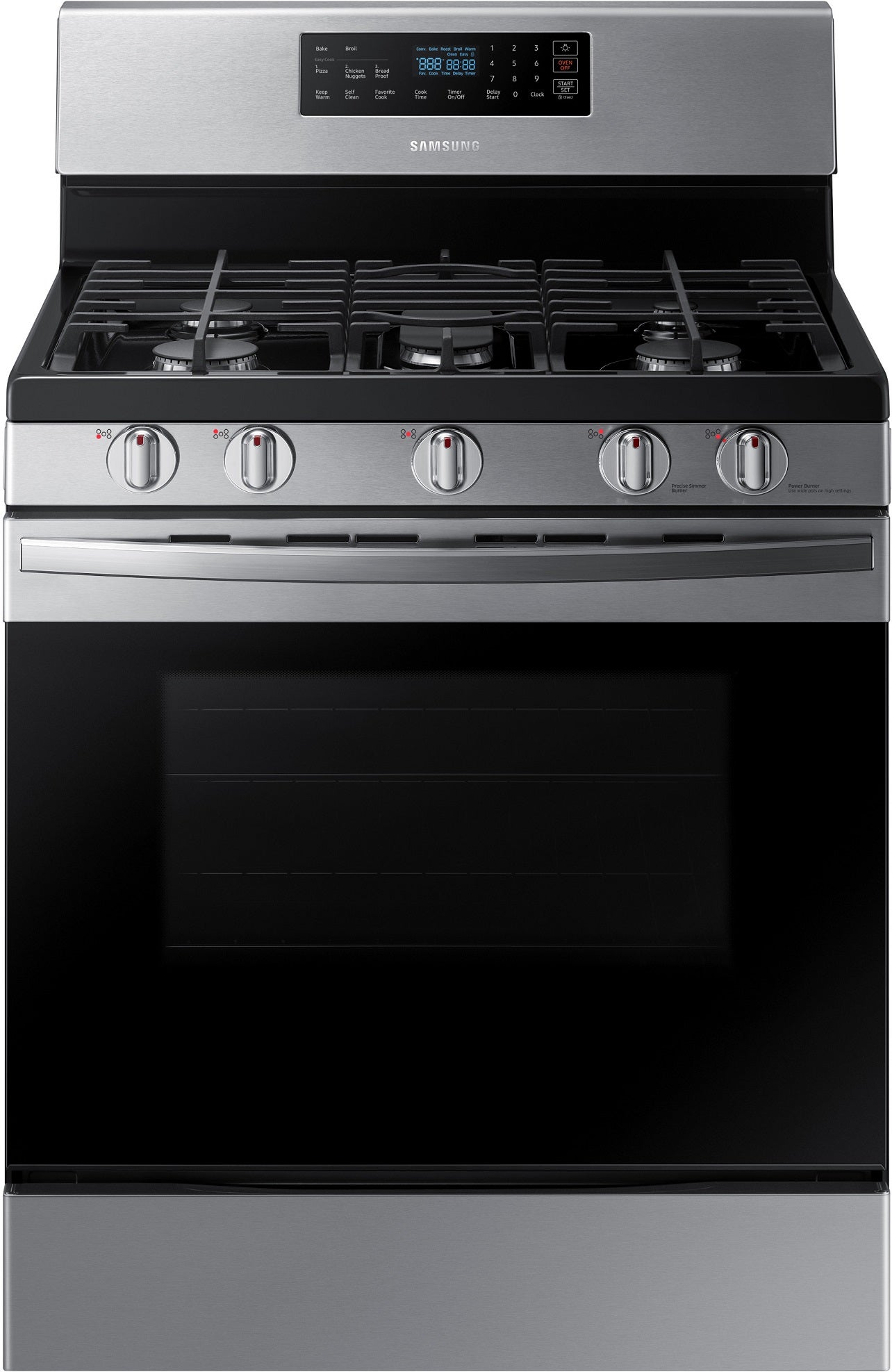Samsung NX58R4311SS 5.8 cu. ft. Freestanding Gas Range: Stainless