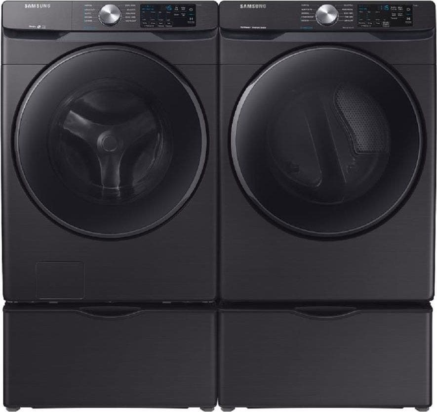 Samsung WF45R6100AV Fingerprint Resistant Black Stainless Steel
