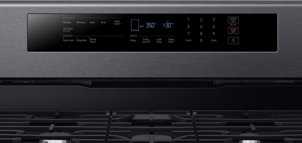 Samsung NX58R6631SG Fingerprint Resistant Black Stainless Steel