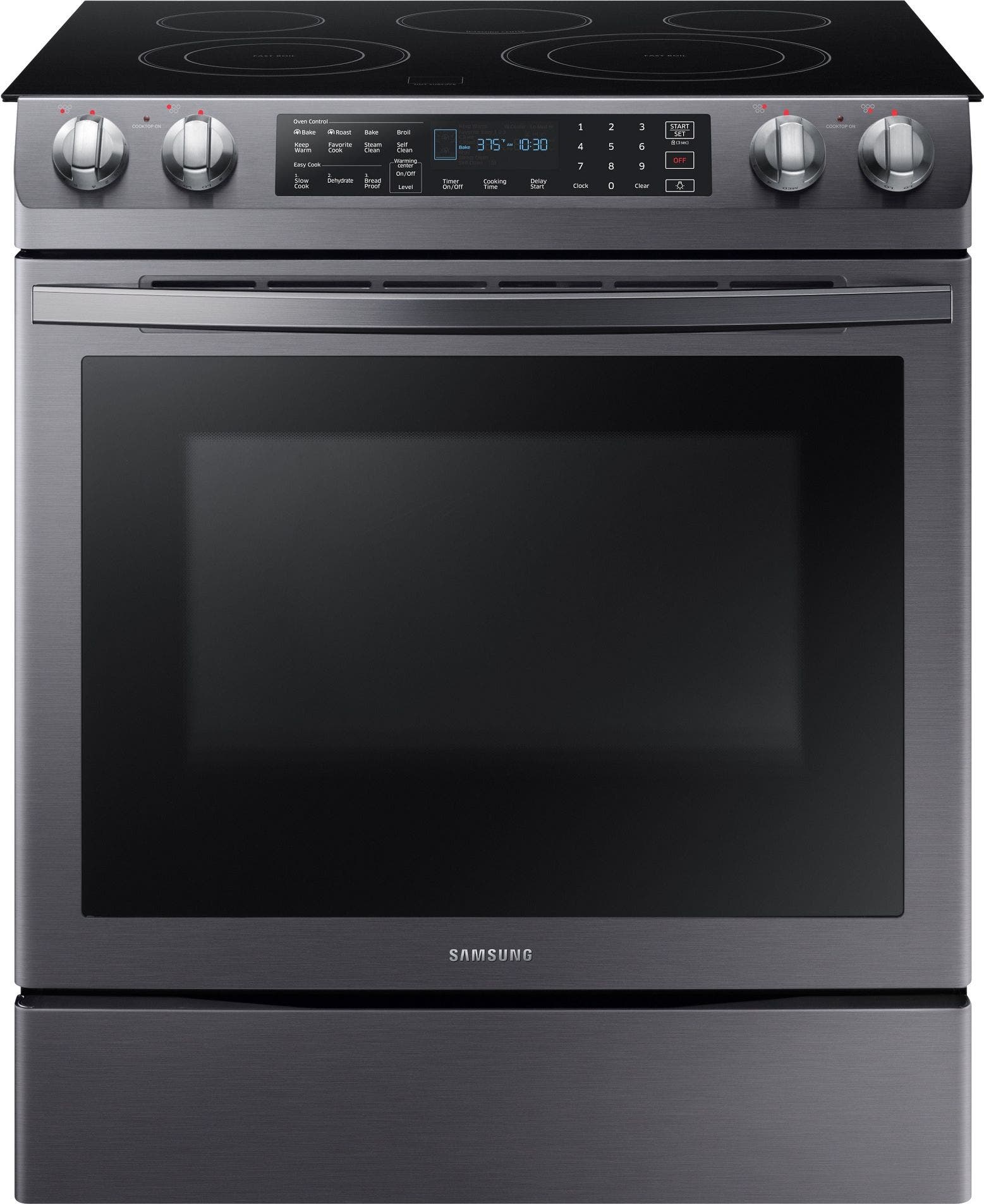 Samsung NE58R9431SG Fingerprint Resistant Black Stainless Steel