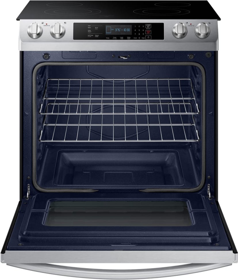 Samsung NE58R9311SS 30 Inch SlideIn Electric Range with 4 Elements in