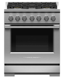 30" Professional Gas Range: 5 Burners