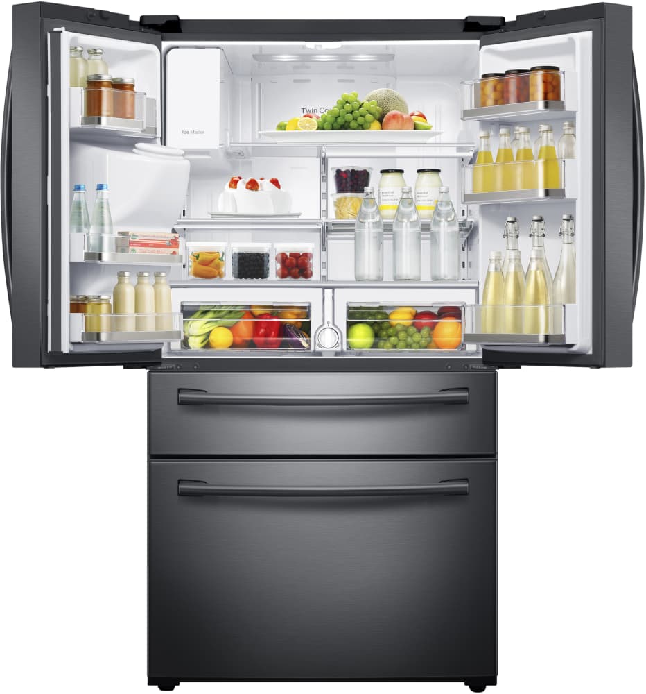 Samsung RF28HMEDBSG Fingerprint Resistant Black Stainless Steel