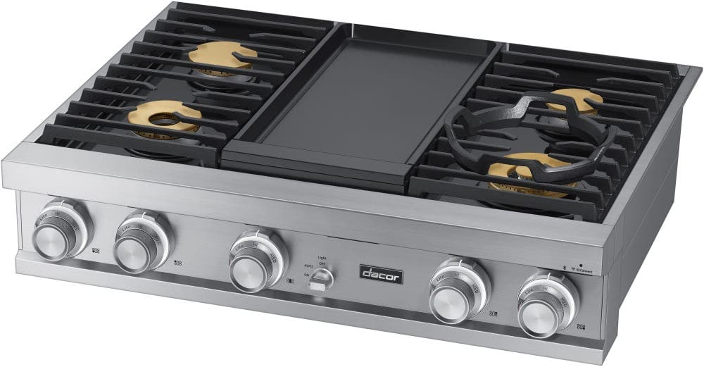 Dacor DTT36M974PS Stainless Steel with Liquid Propane