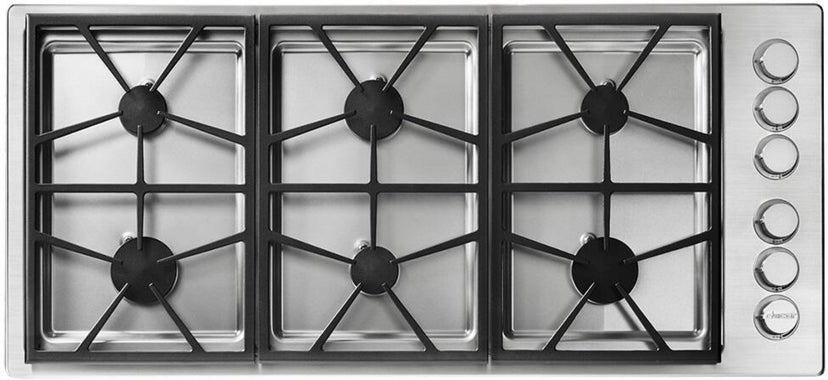 Dacor HPCT466GSNG 46 Inch Gas Cooktop with Sealed Burners: Stainless...