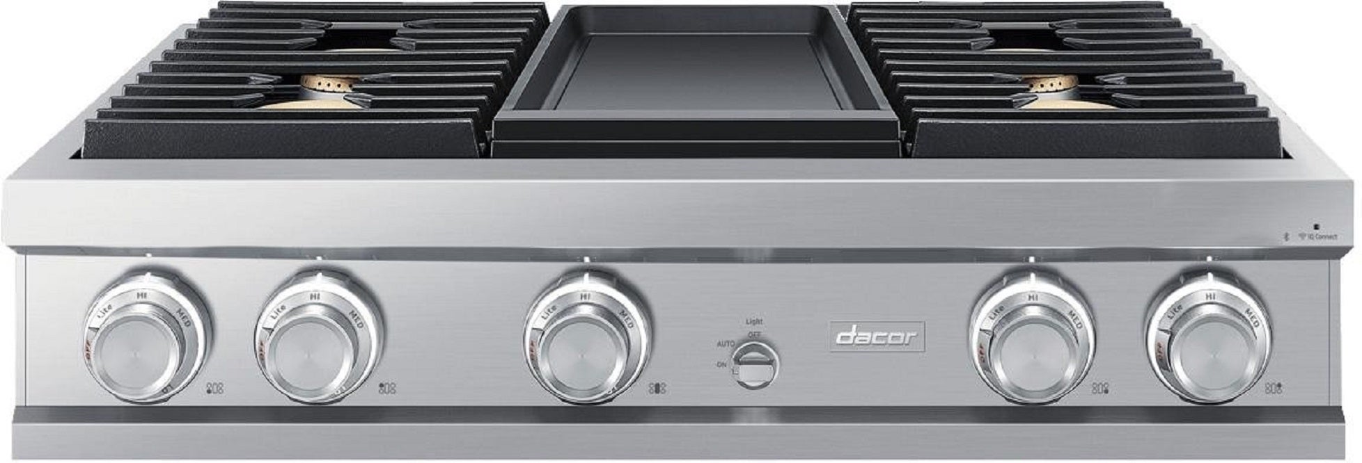 Dacor DTT36M974AS 36 Inch Smart Gas Rangetop with 4 Sealed Burners
