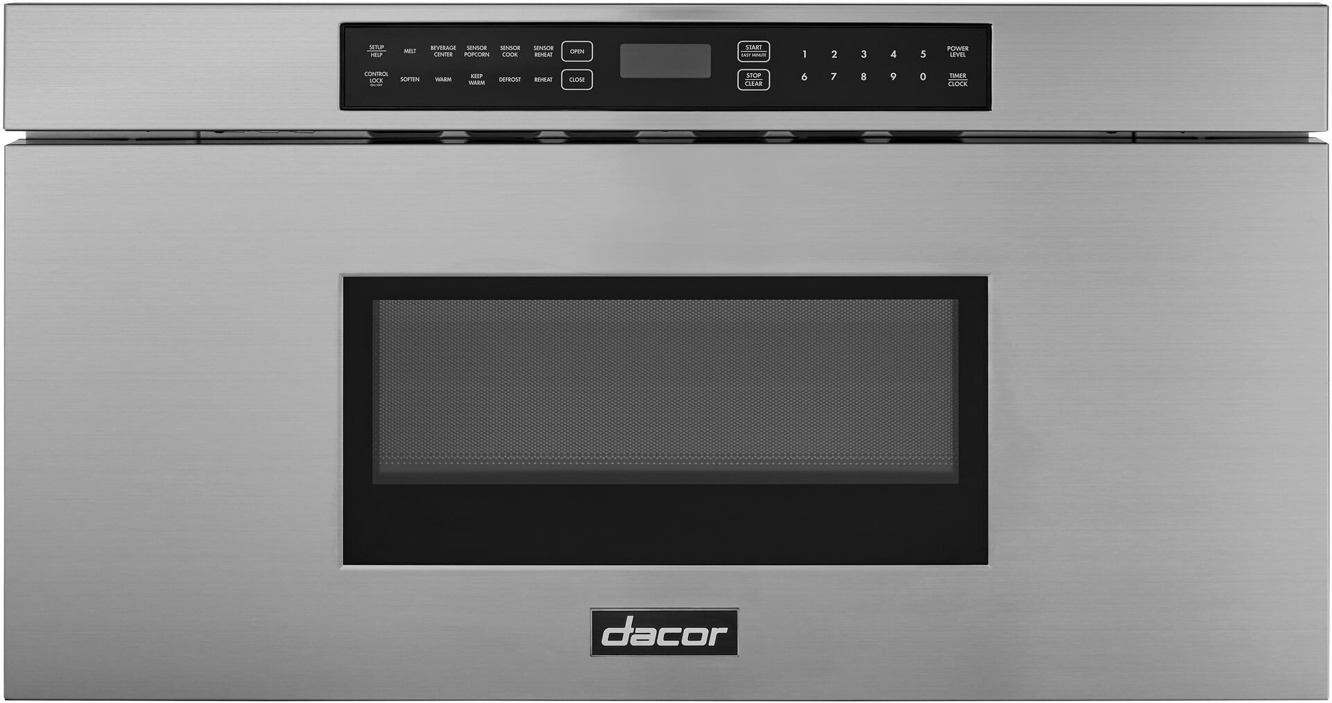 Dacor DMR30M977WS 30 Inch Microwave Drawer with Sensor Cook, Easy
