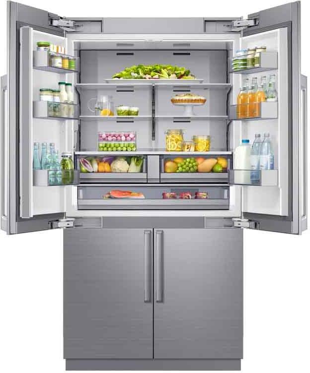 Dacor DRF425300AP 42 Inch Built-In 4 Door French Door Refrigerator