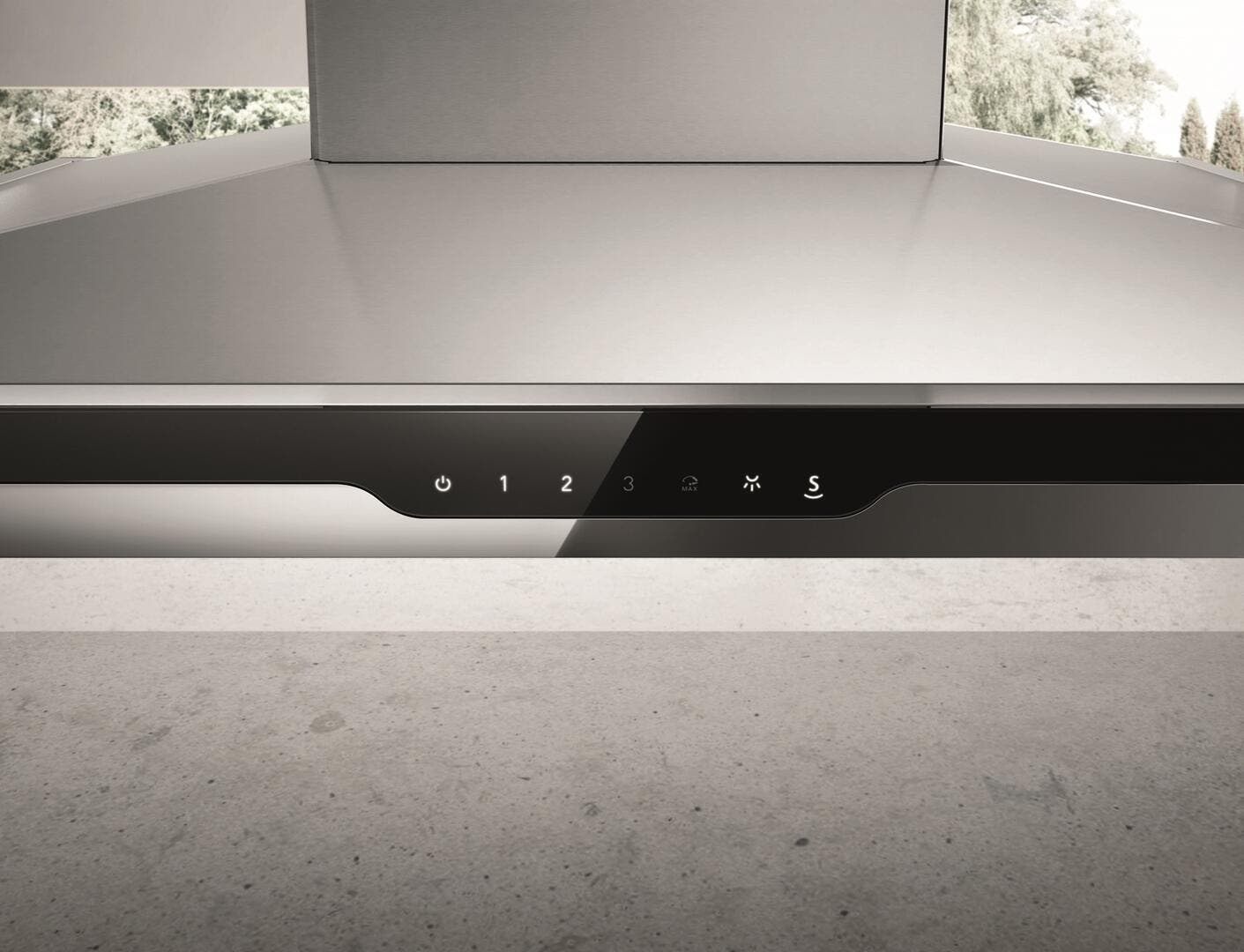 Elica ESI642SS 42 Inch Stainless Steel with Black Glass Panel