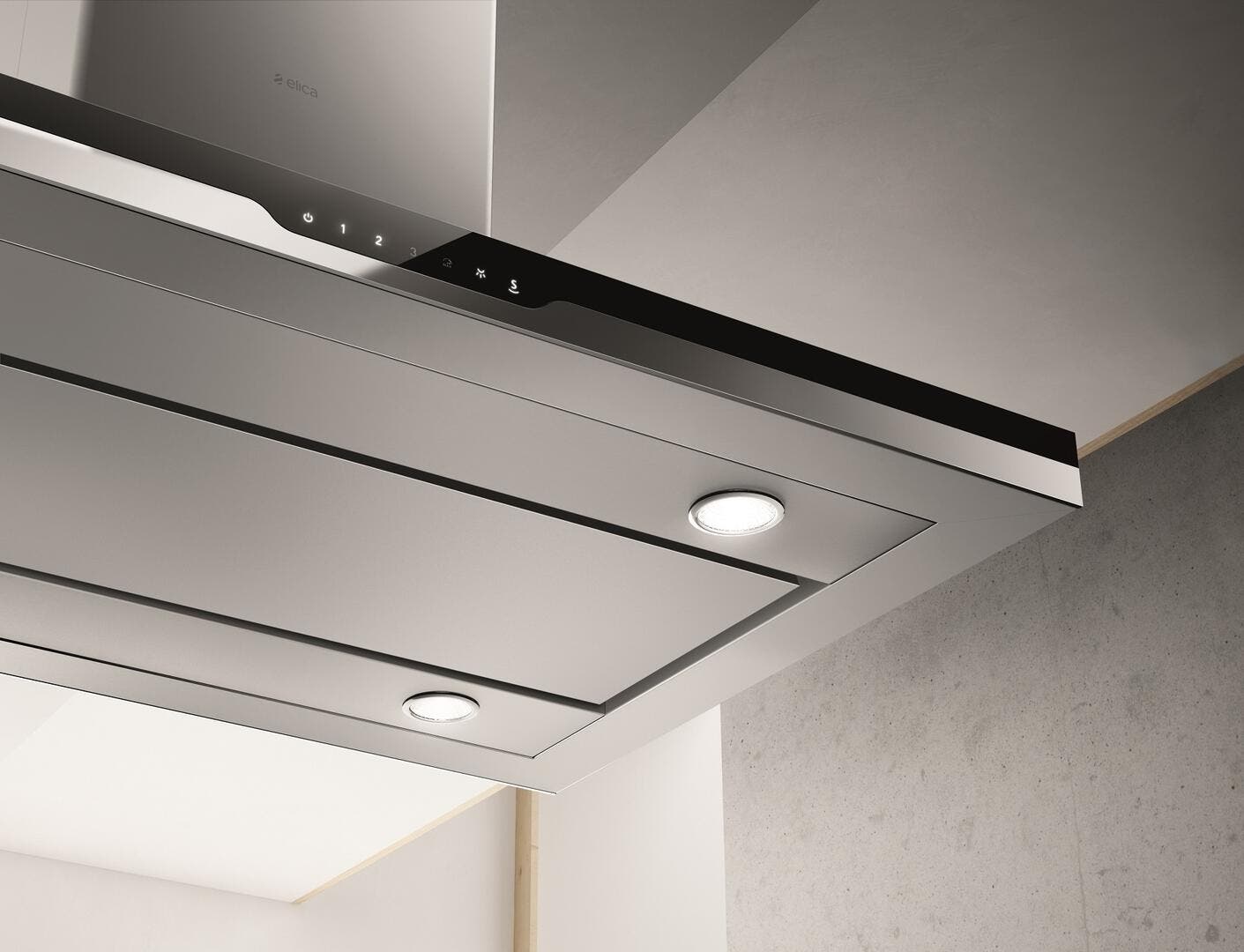 Elica ESI642SS 42 Inch Stainless Steel with Black Glass Panel