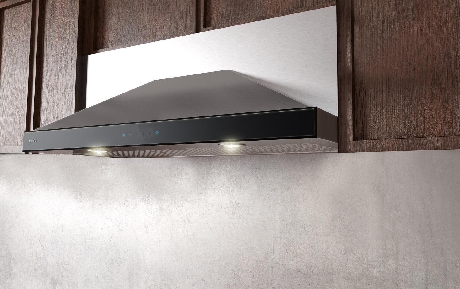 Elica EMD530S3 Stainless Steel with Black Glass, 30 Inch