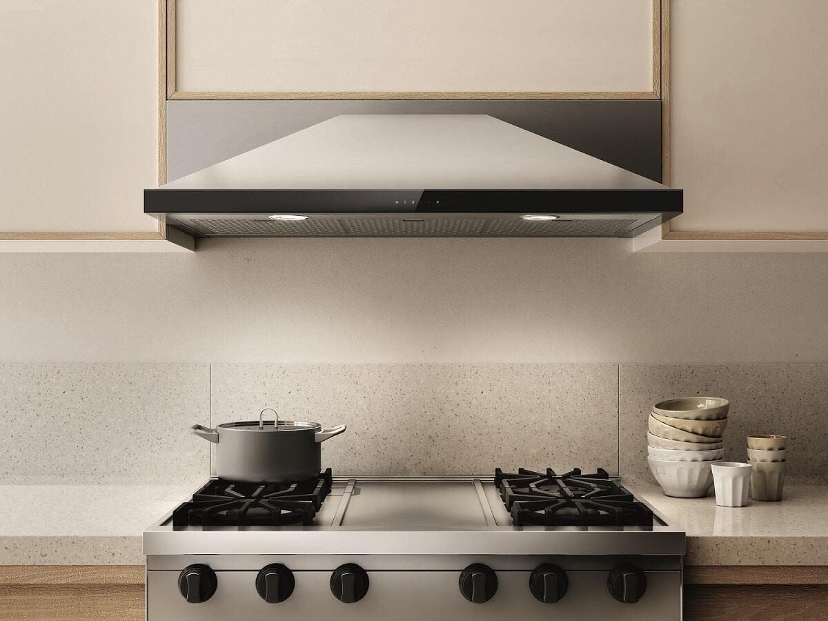Elica EMD530S3 Stainless Steel with Black Glass, 30 Inch