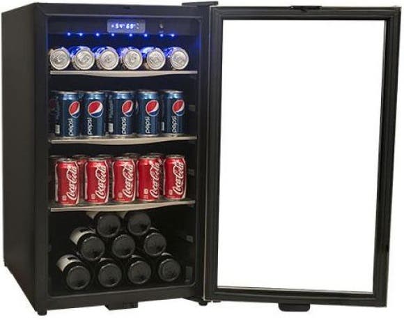 Danby DBC039A1BDB Black with Stainless Steel