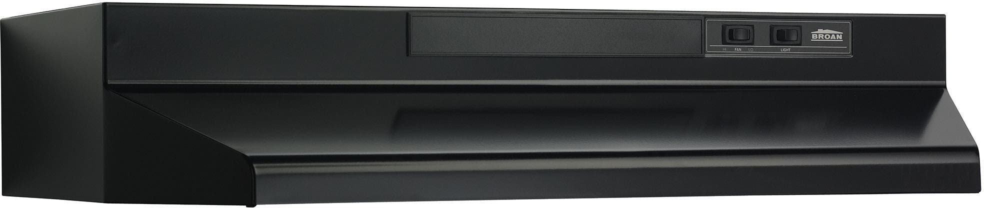 Broan BUEZ030BL Black, 30 Inch