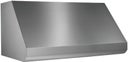 Pro-Style Wall-Mount Canopy Range Hood with Internal Blower, Variable Speed Control, Heat Sentry, Dishwasher-Safe Baffle Filters and Convertible to Non-Ducted Operation