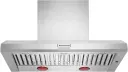 Commercial-Style Wall-Mount Canopy Range Hood with Four-Speed Fan, Power Boost Function, Automatic Turn On, Two Food Warming Lamps (Requires a 585 or 1170 CFM Motor Class - Sold Separately)