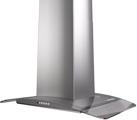 36 Inch Island Mount Convertible Hood