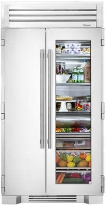 True Residential TR42SBSSGB Stainless Steel, Stainless Glass Door