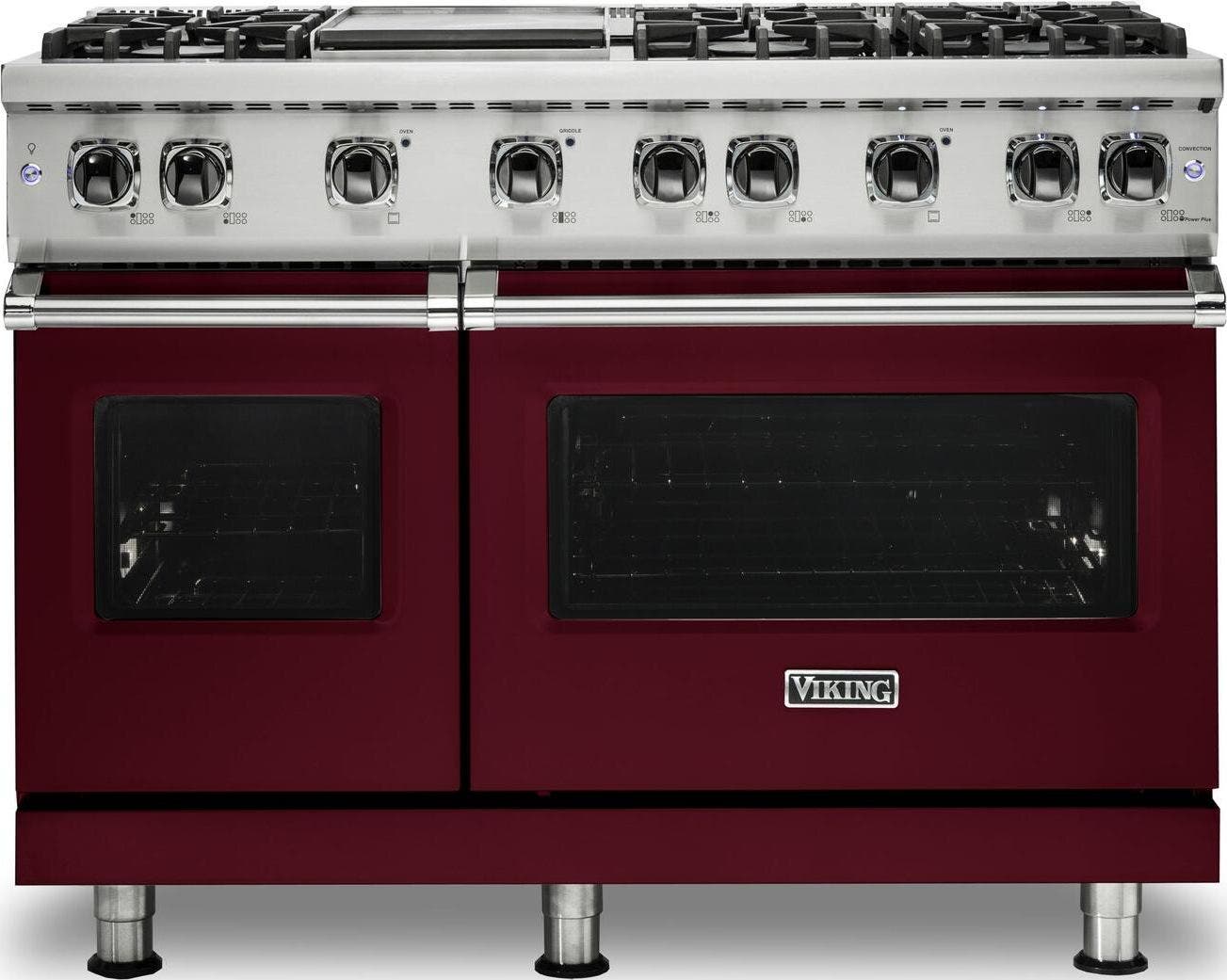 Viking VGR5486GBU Burgundy, Natural Gas