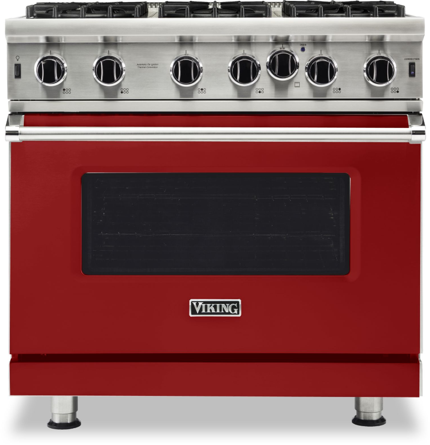 Viking VGIC53626BAR Apple Red with Natural Gas