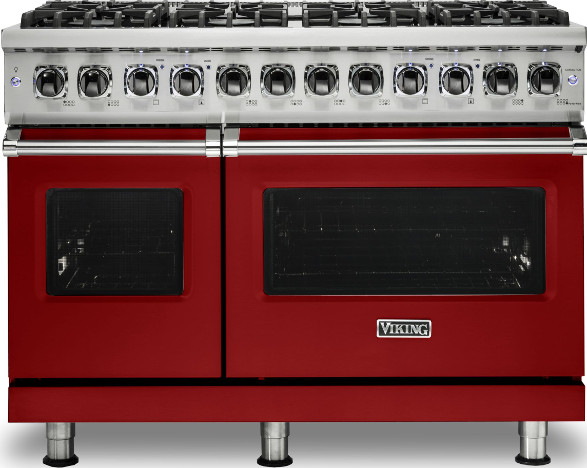 Viking VDR5488BAR Apple Red, Natural Gas