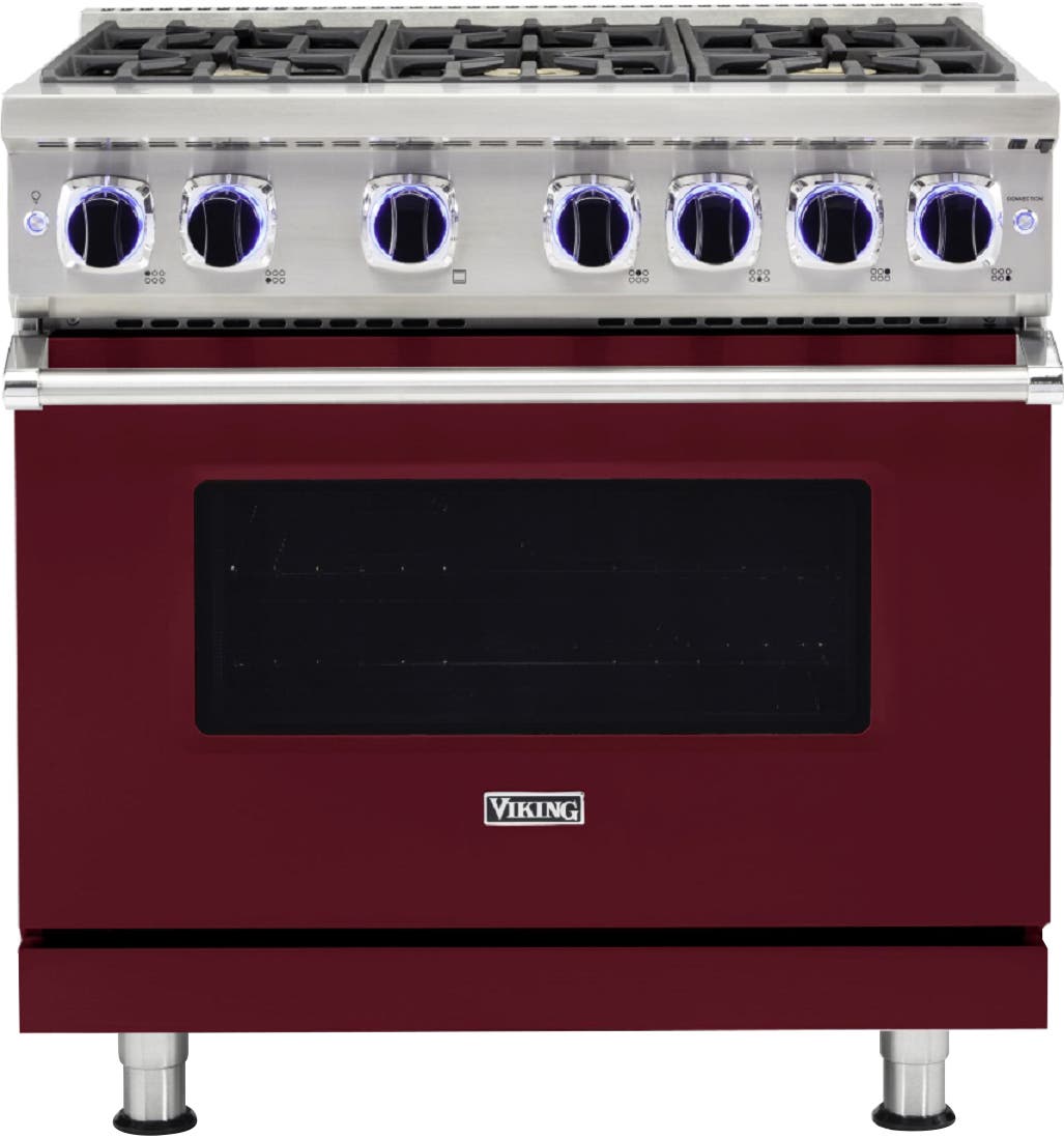 Viking VGR73626BBULP Burgundy with Liquid Propane