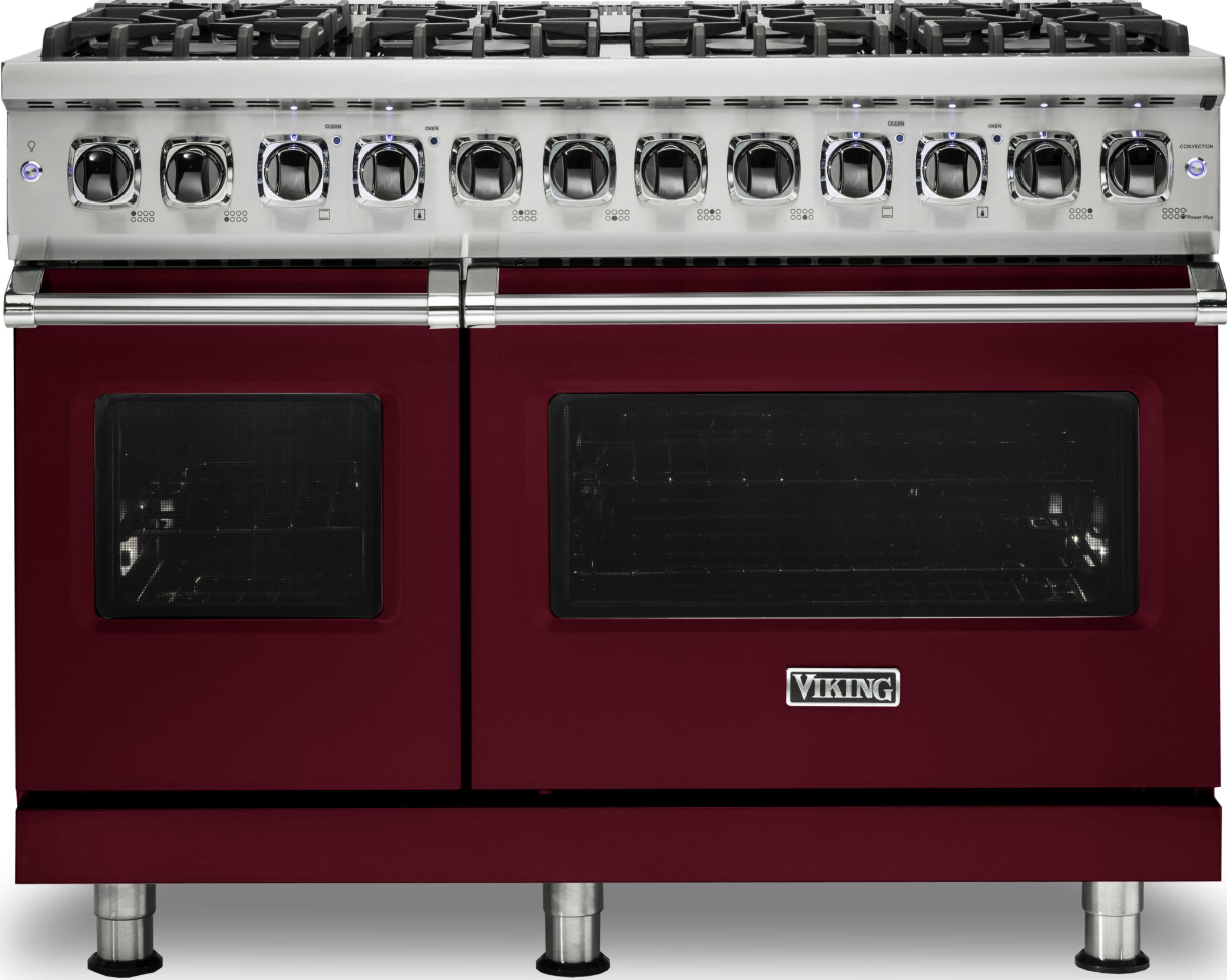 Viking VDR5488BBU Burgundy, Natural Gas