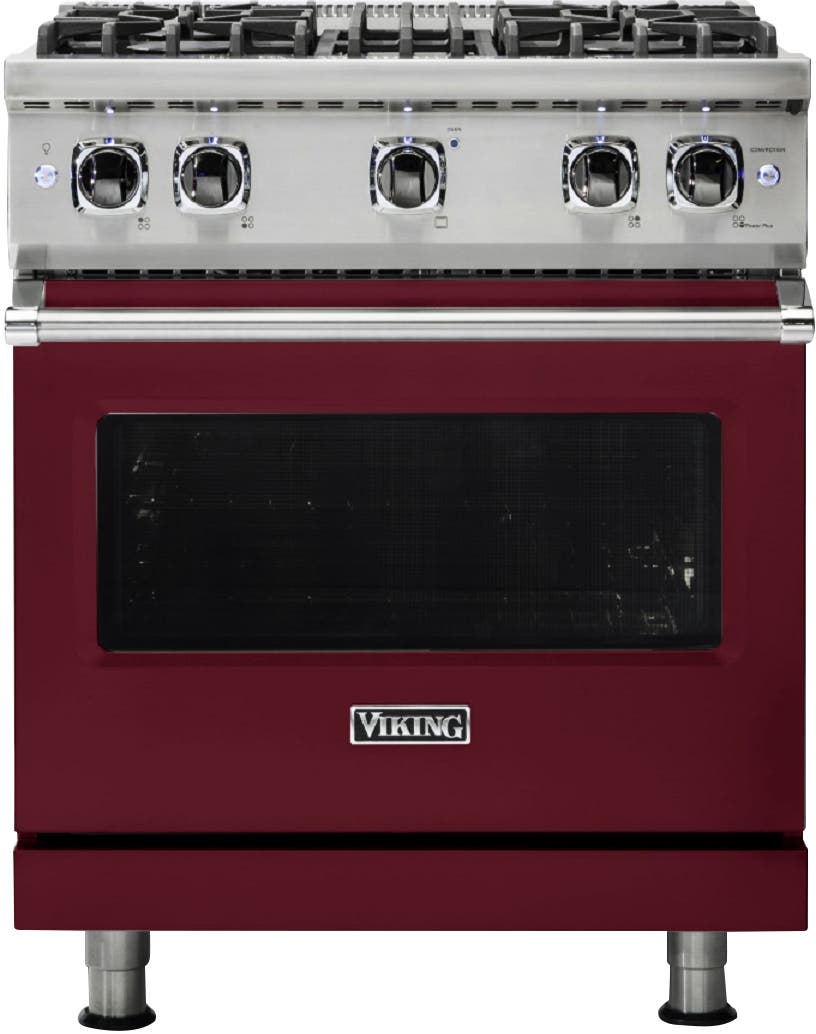 Viking VGR5304BBULP Burgundy with Liquid Propane