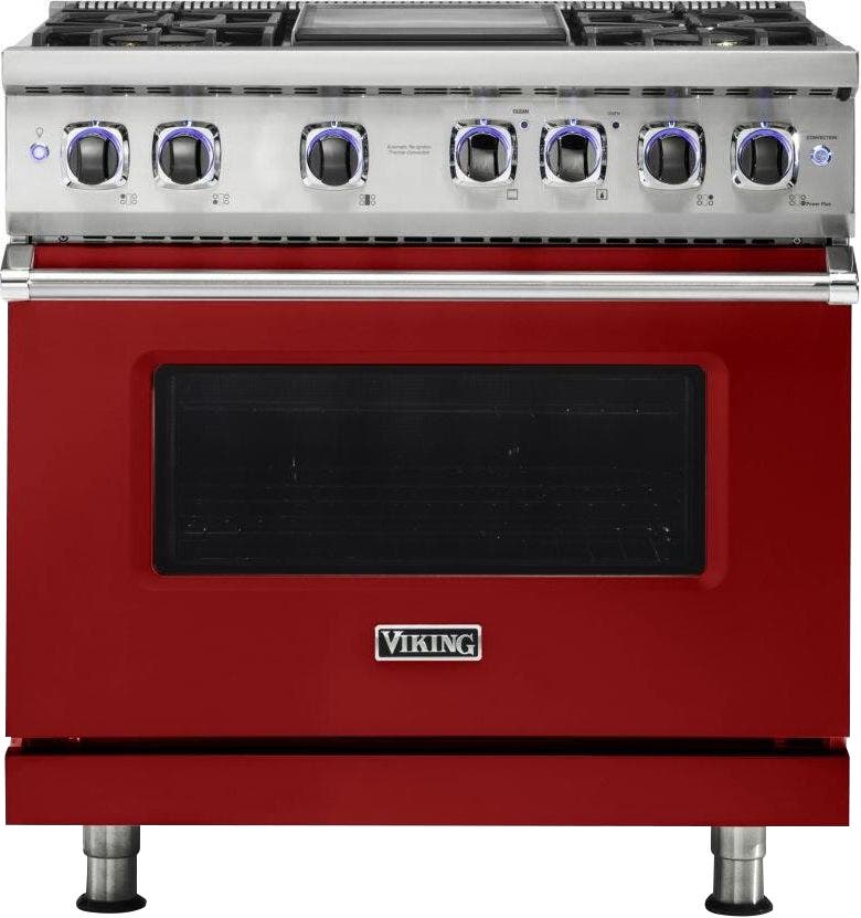 Viking VDR73624GARLP Apple Red, Liquid Propane