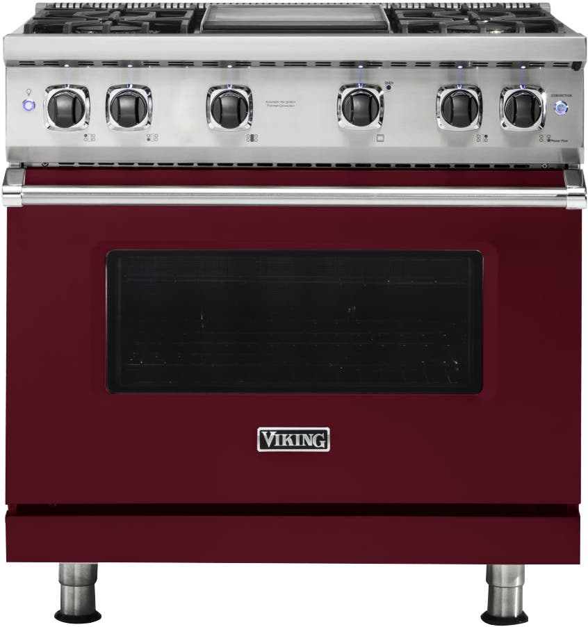 Viking VGR5364GBULP Burgundy with Liquid Propane