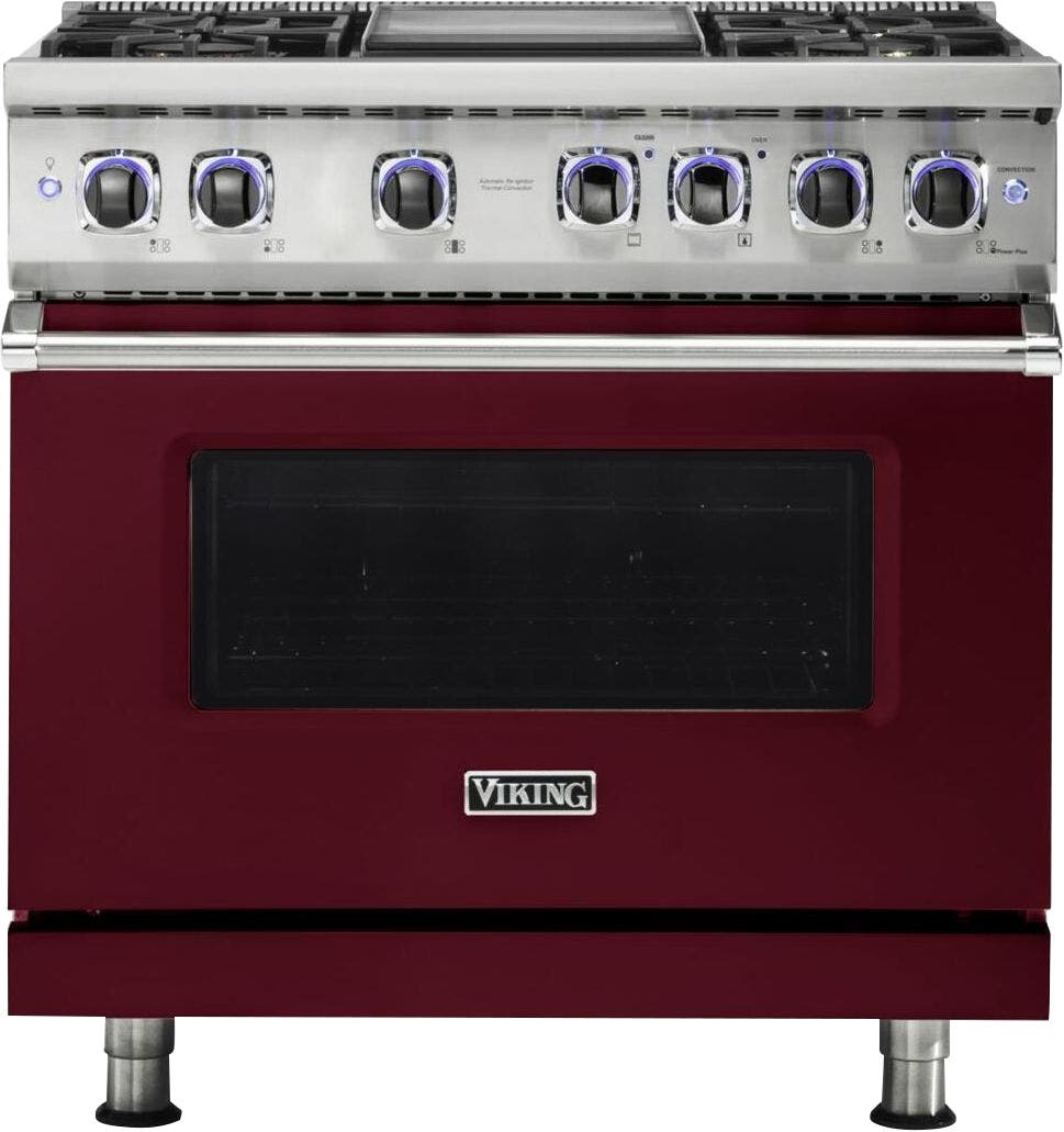 Viking VDR73624GBU Burgundy, Natural Gas