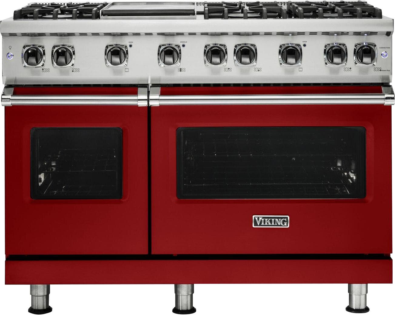 Viking VGR5486GARLP Apple Red, Liquid Propane